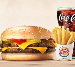 Double Cheese Burger Combo