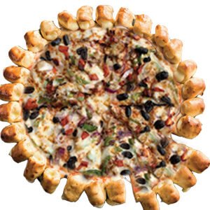Cheesy Bites Vegetarian Pizza