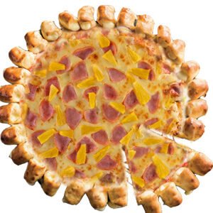 Cheesy Bites Hawaiian Pizza